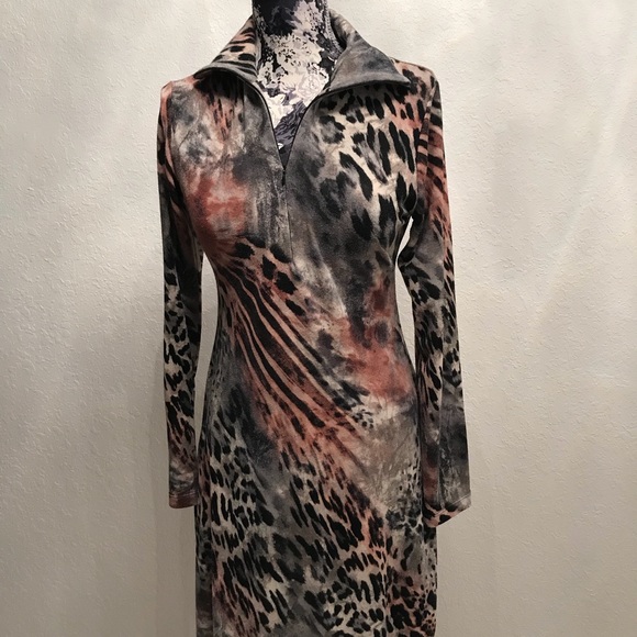 BETINA SPITZ Chic Colorful Leopard Print - Picture 1 of 3